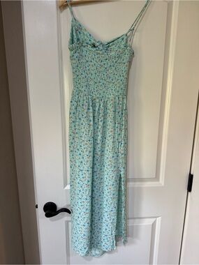Aeropostale | Dresses | Aeropostale Green Floral Midi Dress